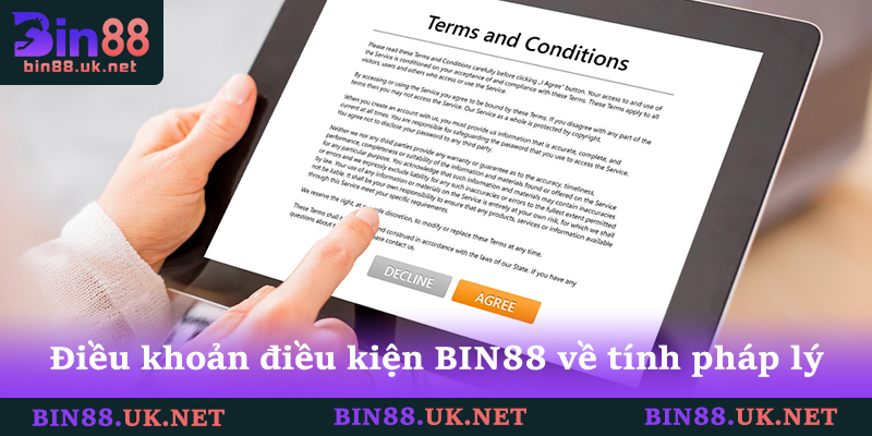 Điều khoản điều kiện BIN88 về tính pháp lý minh bạch